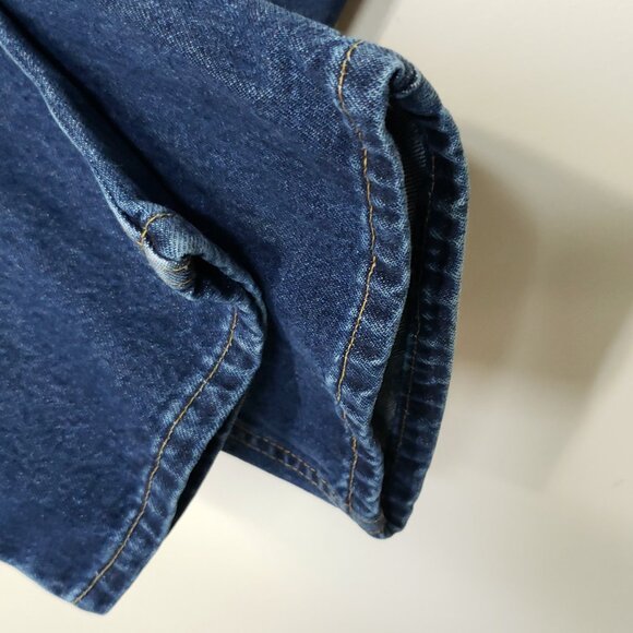 Levi's Womens Vintage USA Y2K 90s Superlow Boot Cut Jeans 29x31 Medium/Dark Wash - Picture 3 of 9